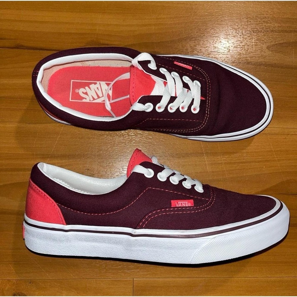 Unisex Vans Era "Heel Pop"Low Top Classic Canvas Skateboard Sneakers Shoes